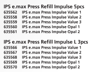  e.max Press Opal 2 Ingots  5 