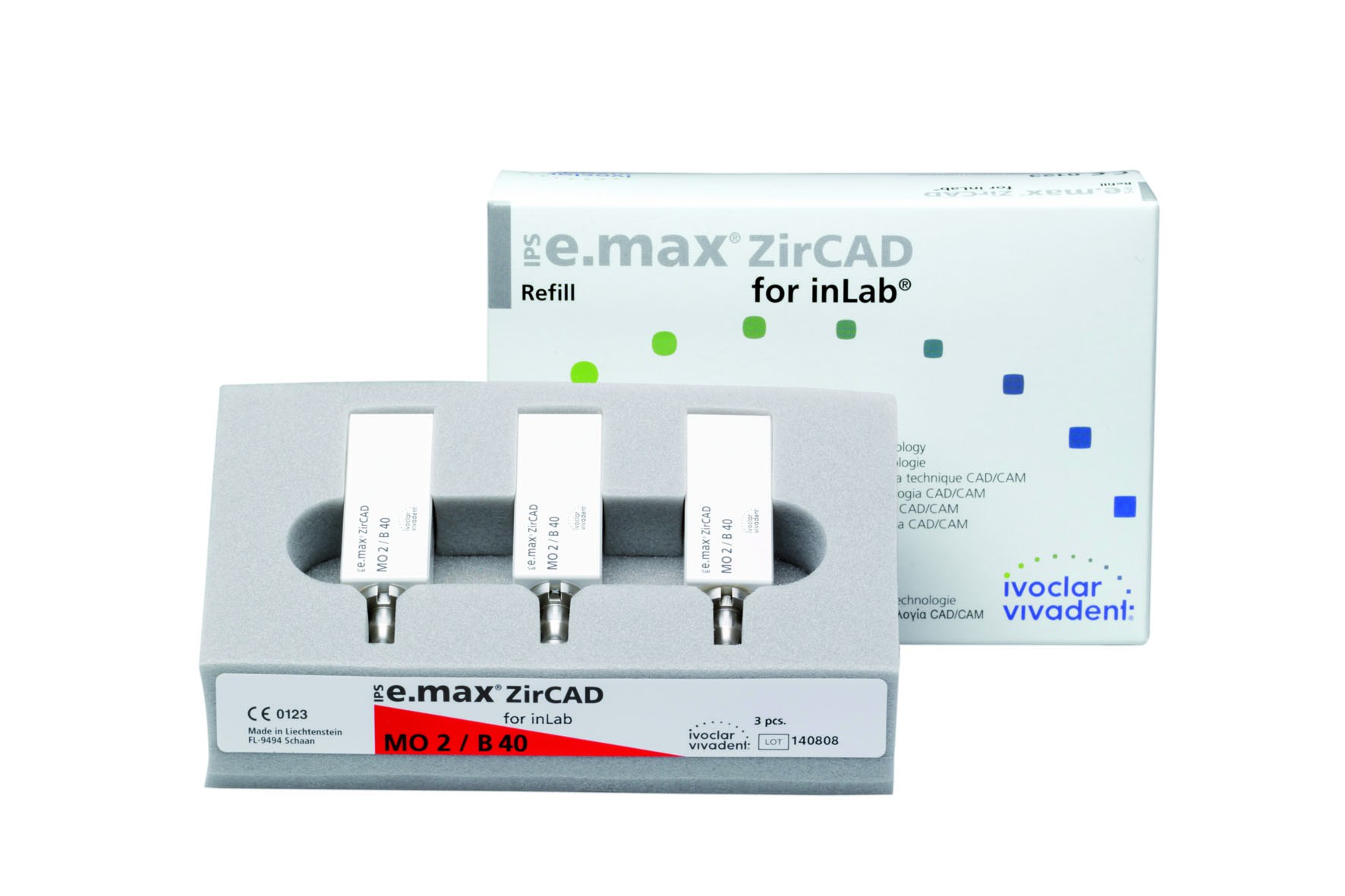 602442	IPS e.max ZirCAD inLab MO 0 B40 L/3