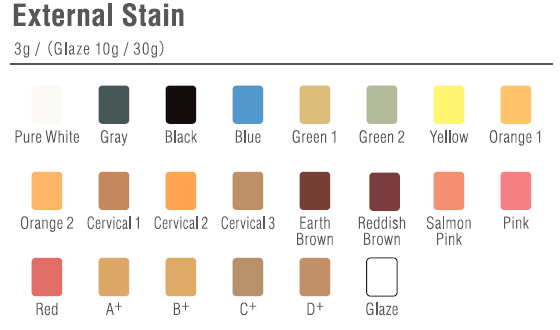 102-3581 External Stain   ES, 3 Reddish Brown