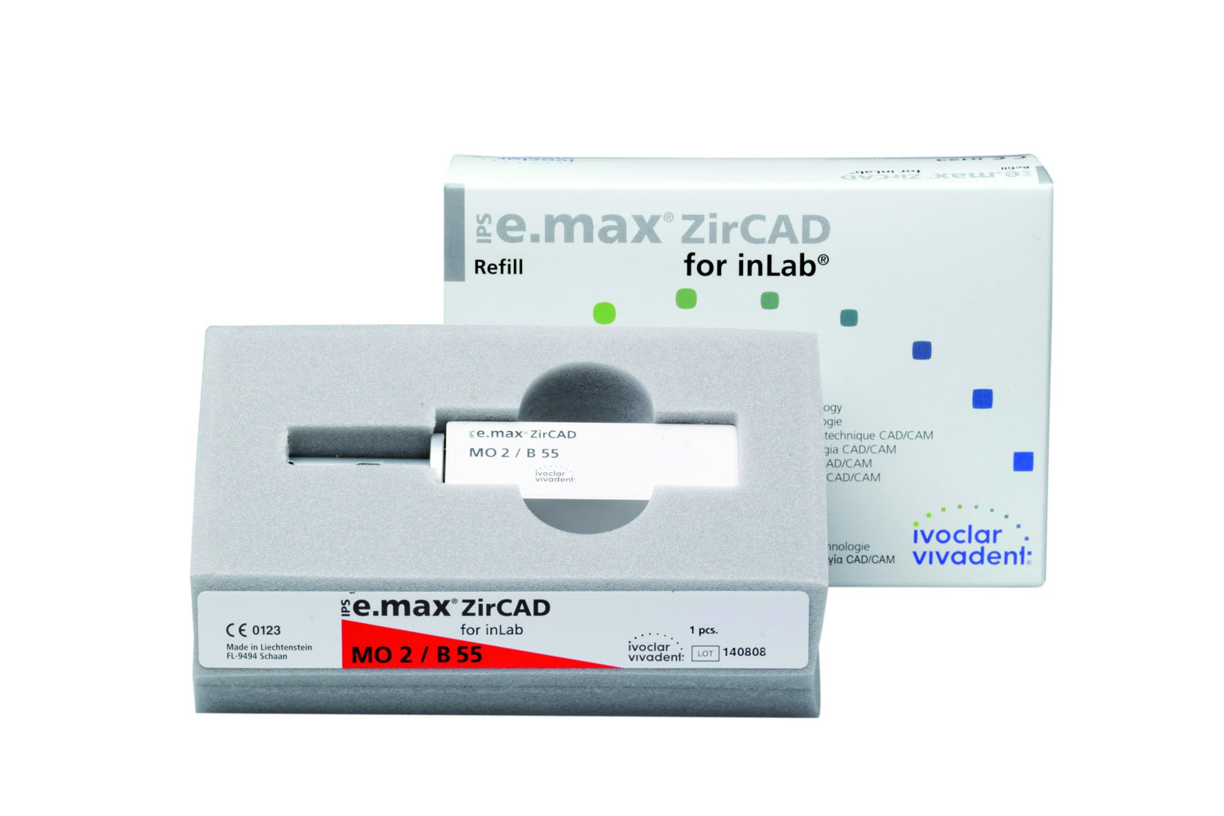 605454	IPS e.max ZirCAD inLab MO 0 B55/3