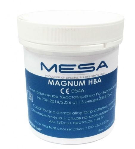  Magnum HBA  , Co (62%), Cr (31%), 1,  