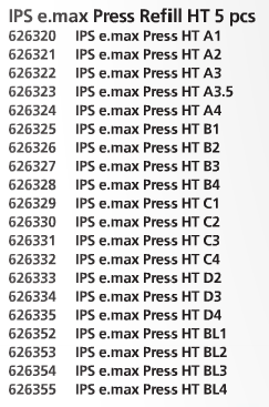 IPS e.max Press H L4 5.